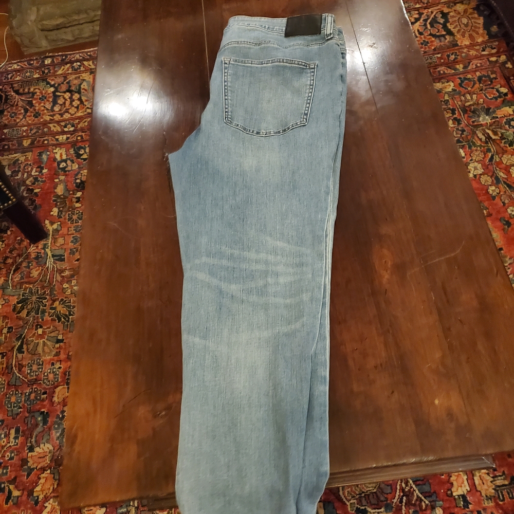 Express Light Blue Men's Straight Jeans